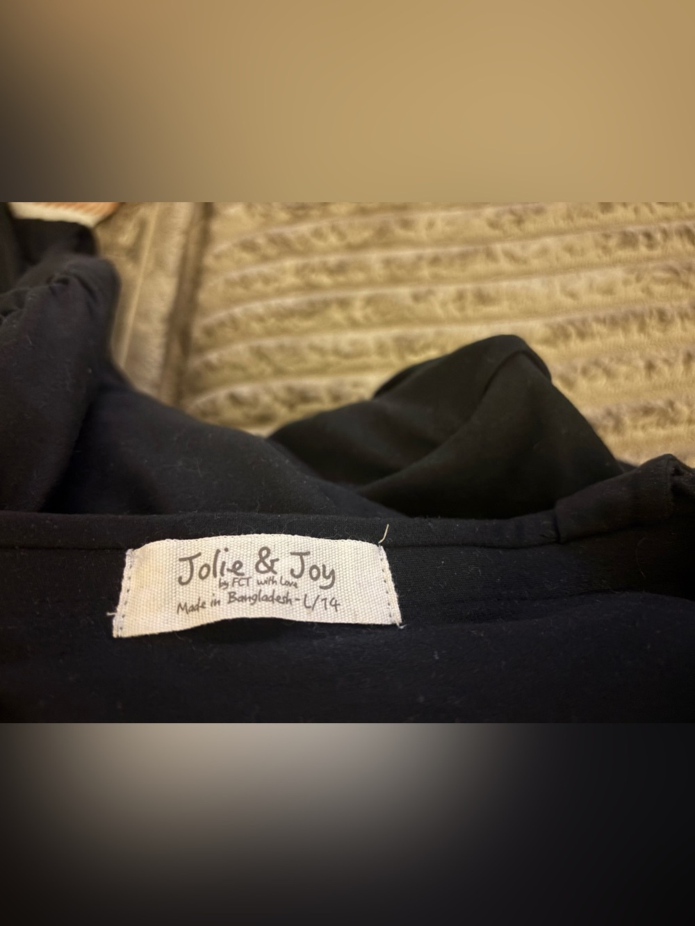 Jolie & Joy Black Jumper